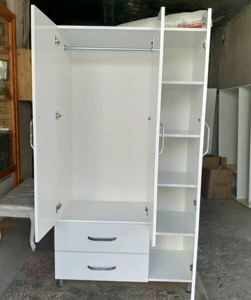 Armoire dressing blanc 2 portes