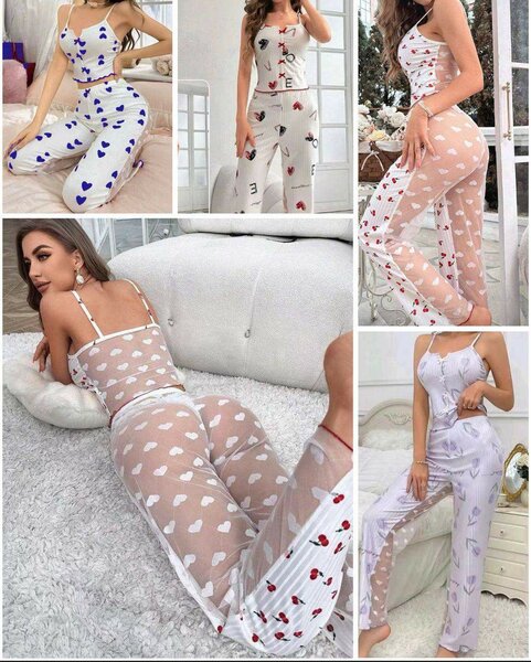 Ensemble de Pyjama Sexy Transparent