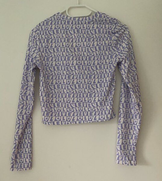 Top femme à manches longues imprimé