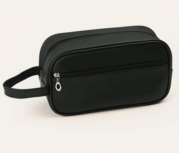 Trousse de toilette noire élégante