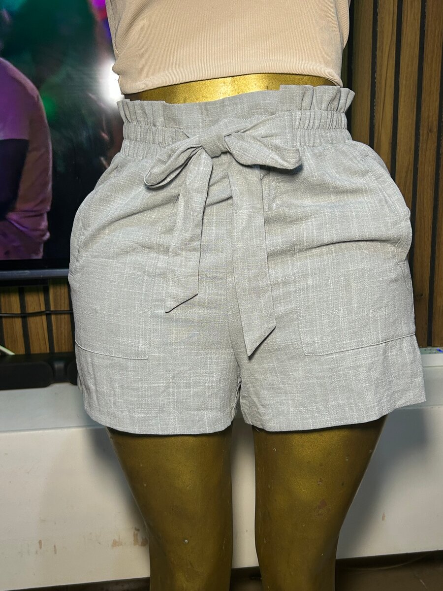 Shorts en jean et lin tendance