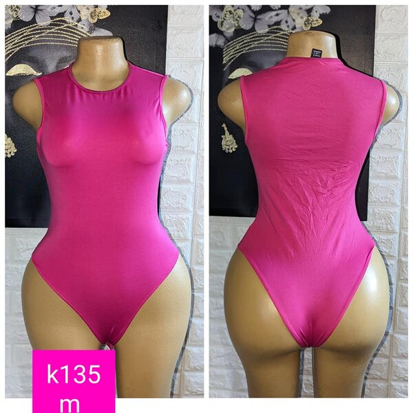 Beautiful and stylish women's bodysuit pink