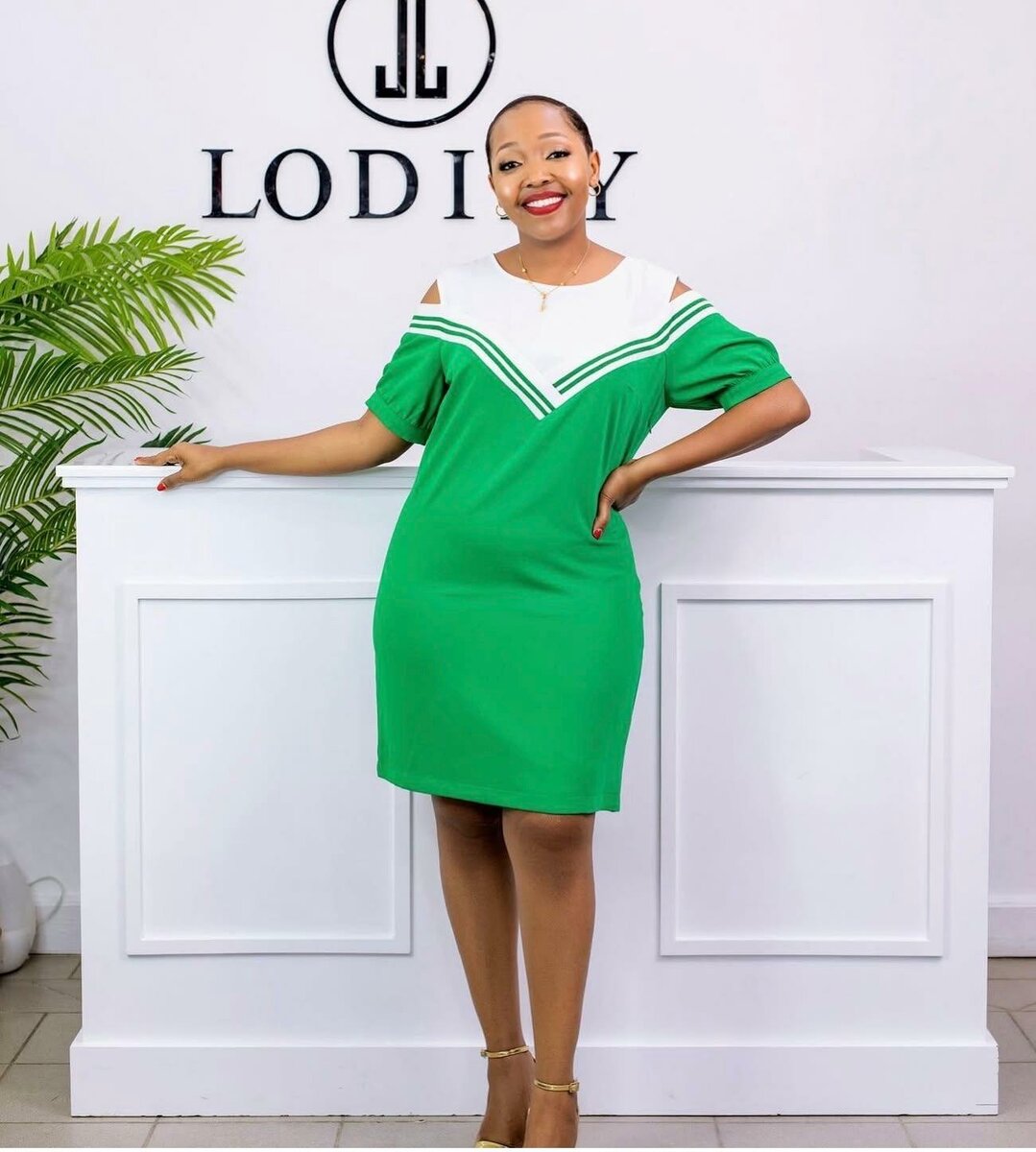 Robe verte élégante pour femmes