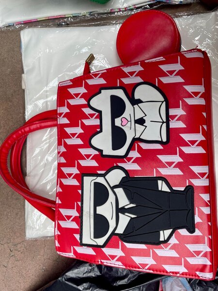 Sac à main tendance rouge