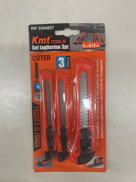 Set de cutters Kmt 3 pièces