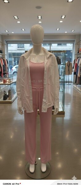 Tenue décontractée rose