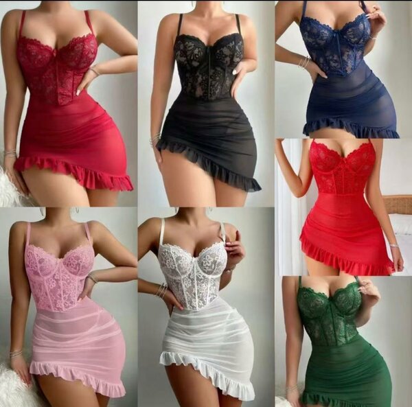 Nuisette Dentelle Sexy Femme