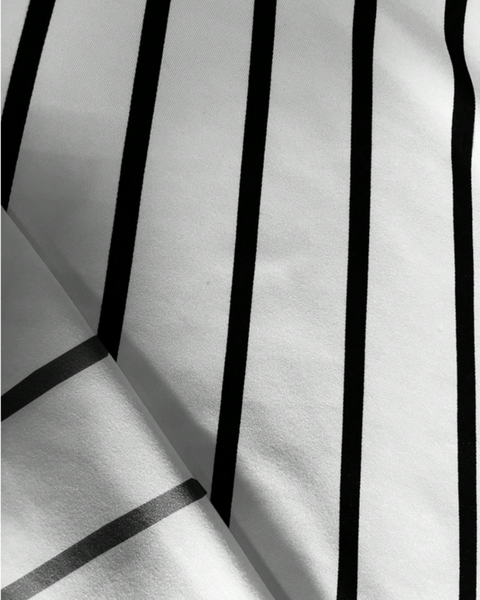 Robe rayée élégante femme