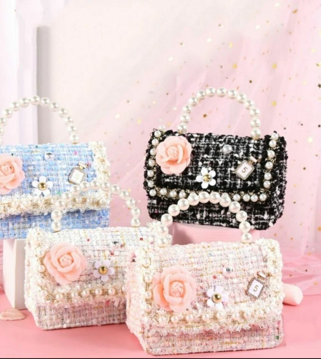 Sac en tweed élégant enfant