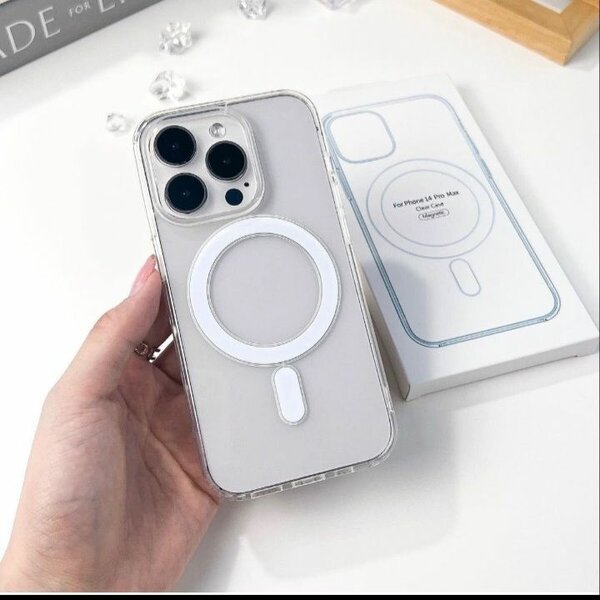 Coque MagSafe transparente iPhone