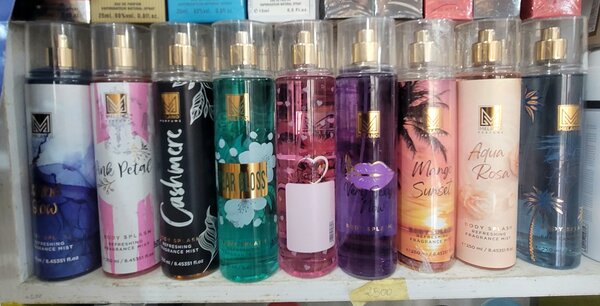 Brume parfumée corps variété