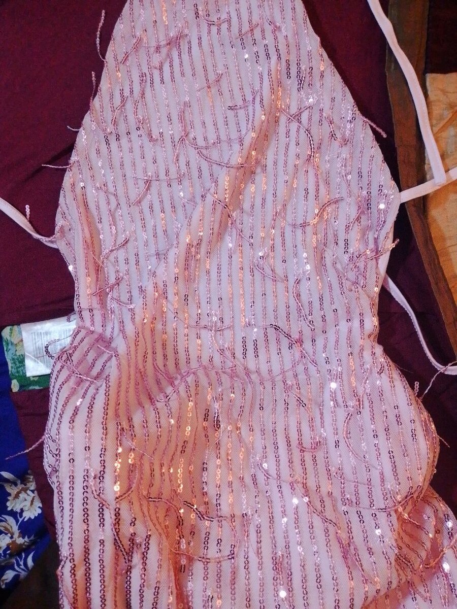 Robe Rose à Paillettes