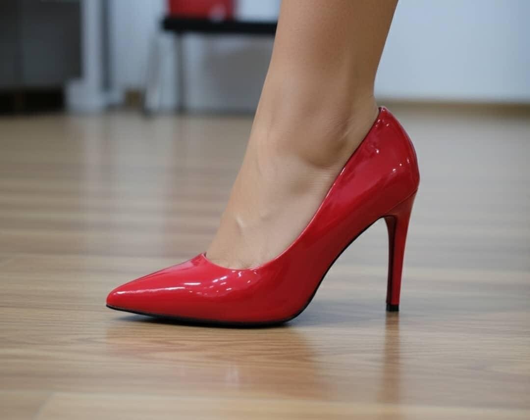 Escarpins élégants en cuir verni