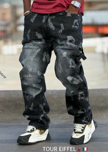 Jeans décontractés imprimés