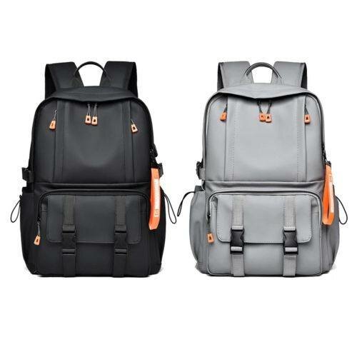 Sac à dos simili cuir résistant à l'eau unisexe