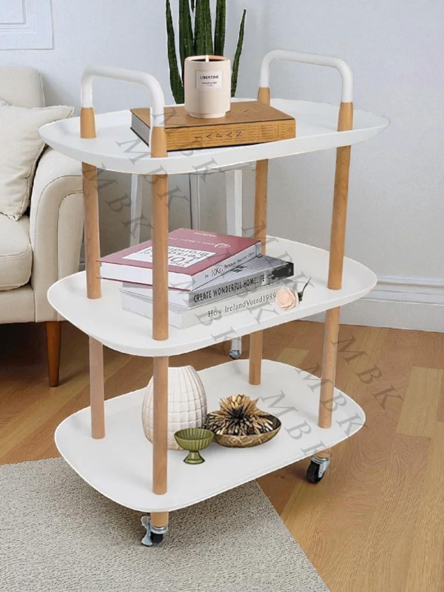 Étagère roulante à 3 niveaux