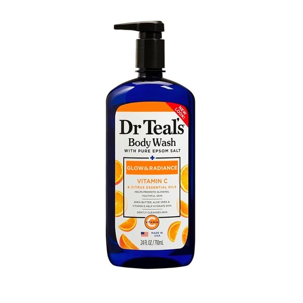 Le gel douche Dr Teals à la vitamine C
