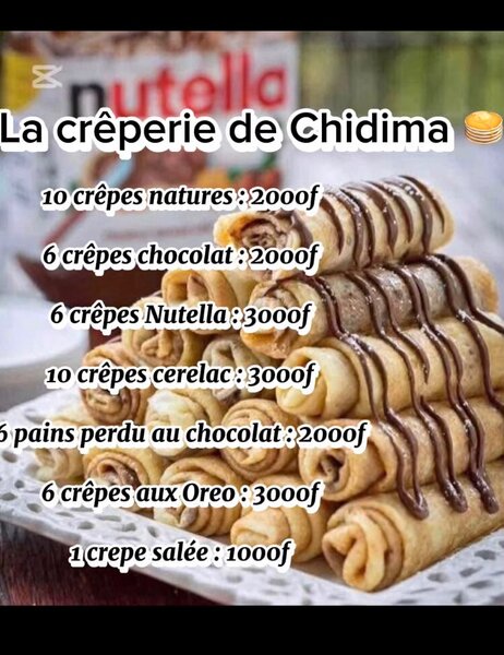 Crêpes Gourmandes Variées
