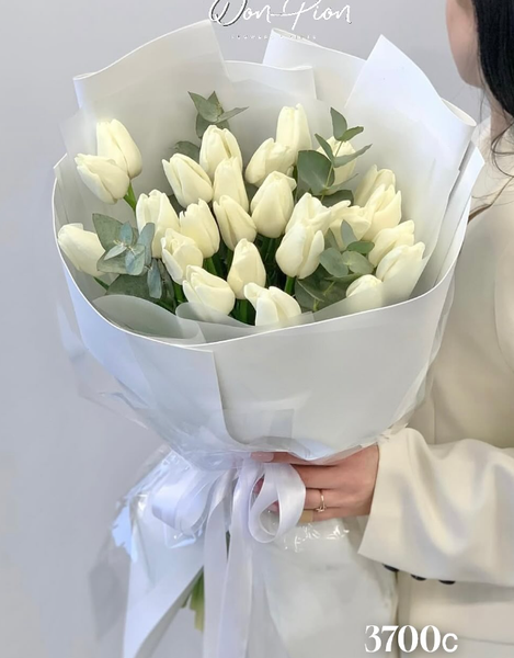 Белые тюльпаны