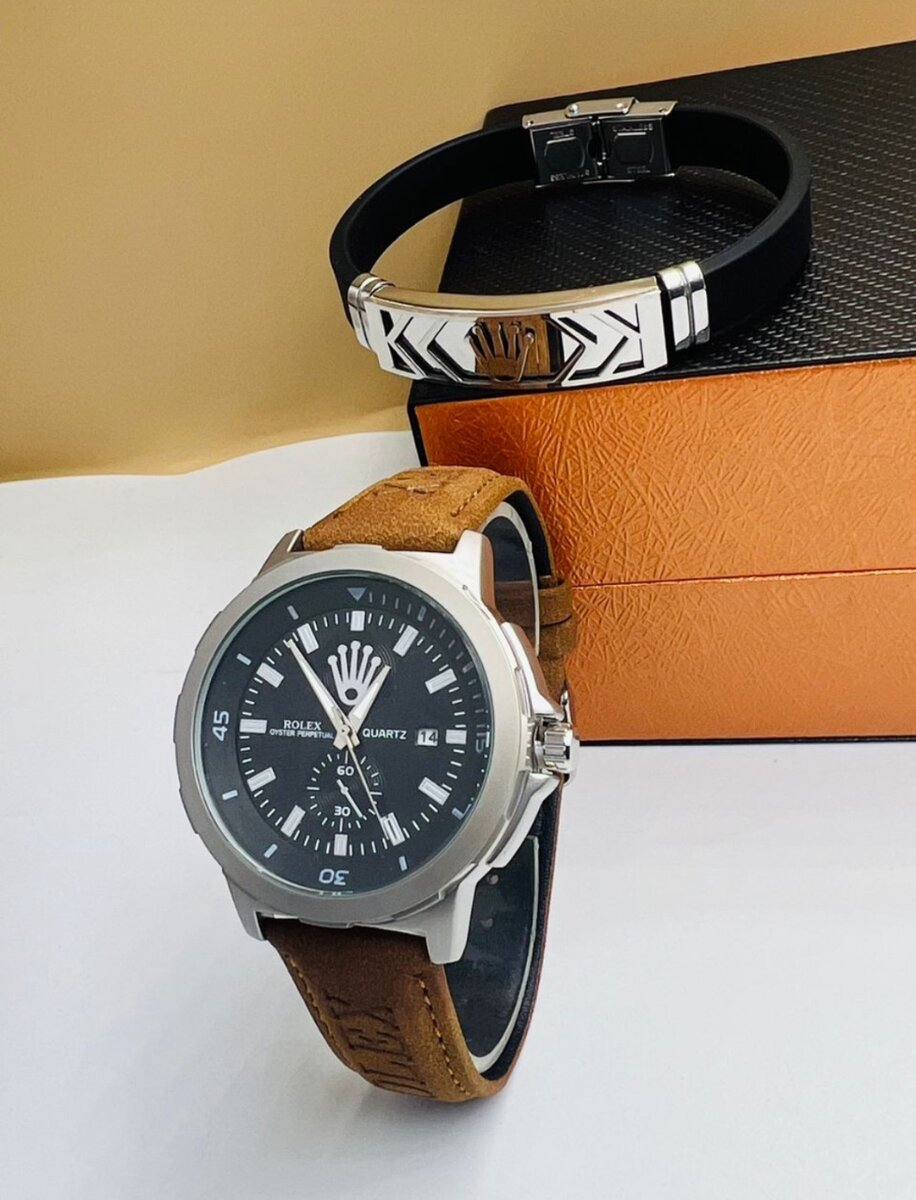 Montre de Luxe + Bracelet offert