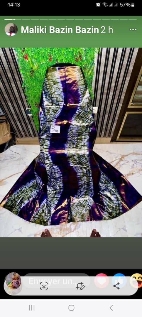 Tissu Bazin Africain