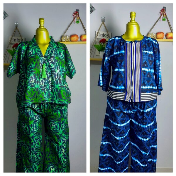 Tuniques et Pantalons Colorés