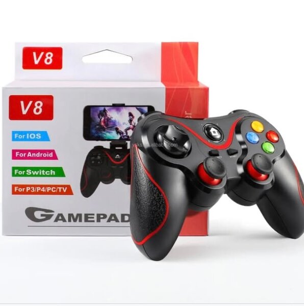 Manette de jeu V8 sans fil pour Android, iOS, PC