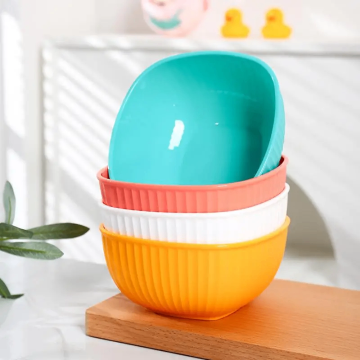 Lot de 4 bols colorés