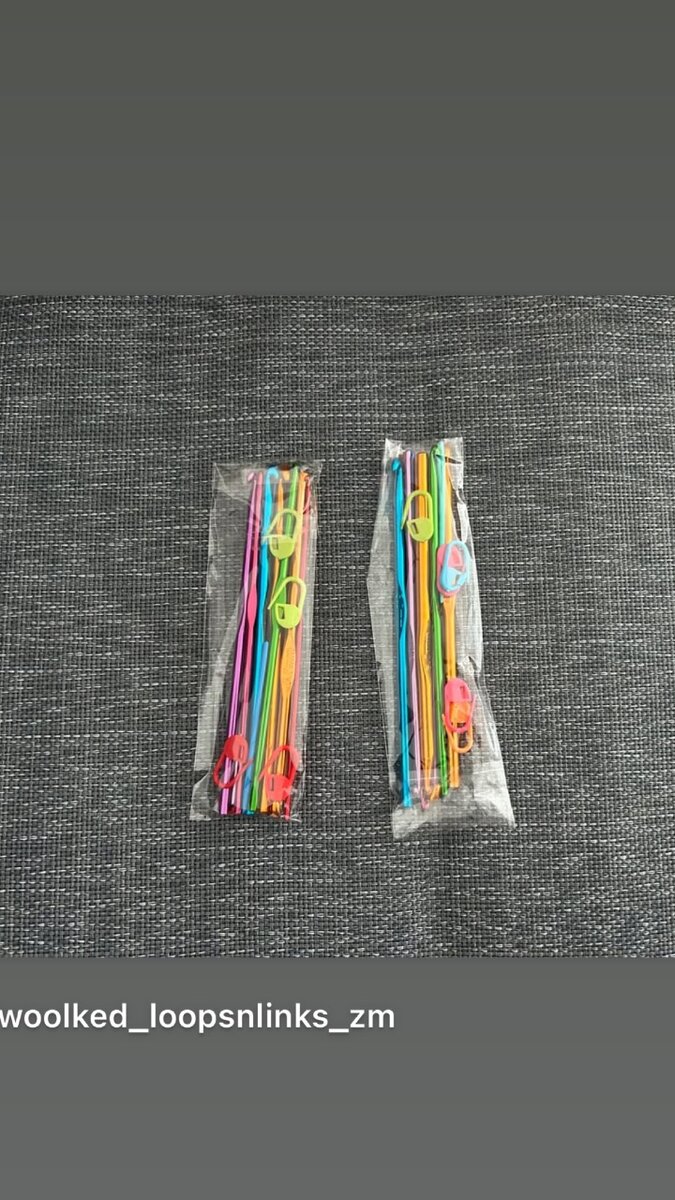 Aluminium crochet hooks