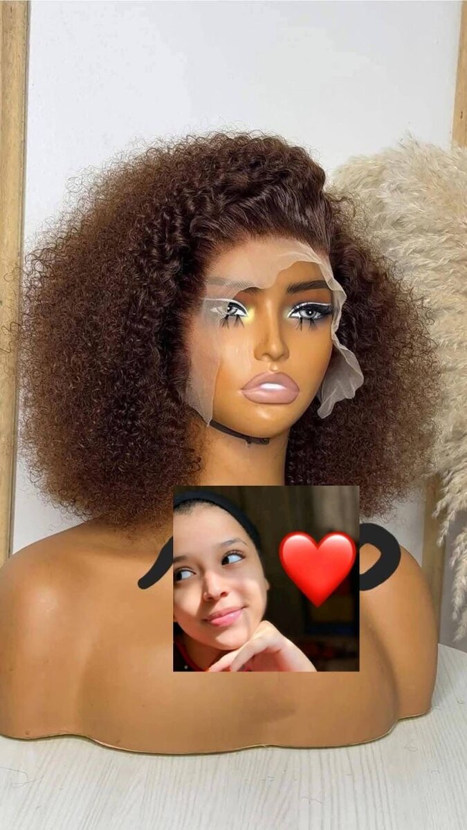 Perruque Bouclée Naturelle