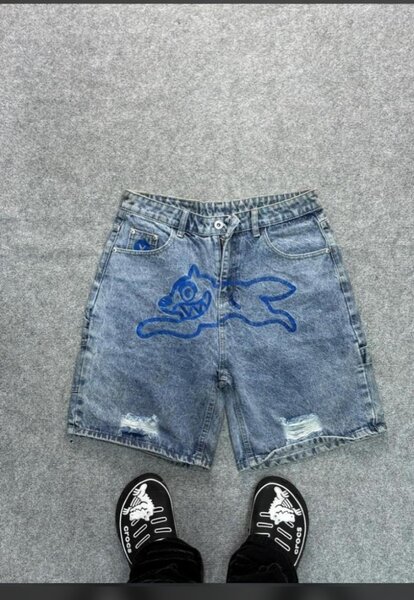 Shorts en jean tendance unisexe