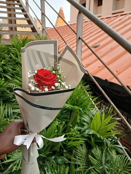 Bouquet de rose rouge