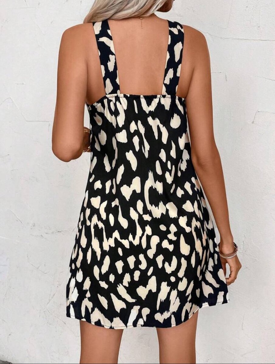 Halter Print Dress