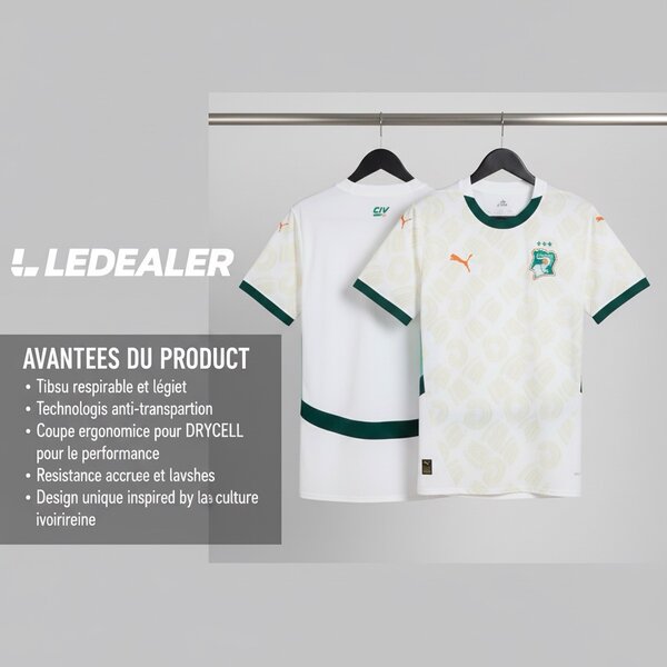 Maillot Équipe Côte d'Ivoire