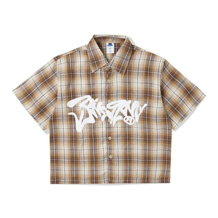 Chemise décontractée à imprimé graphique