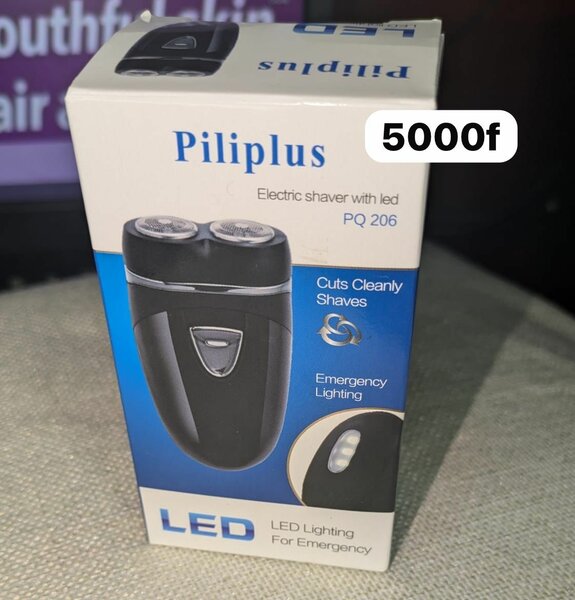 Rasoir Électrique LED PiliPlus