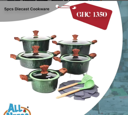 5pcs Diecast Cookware 