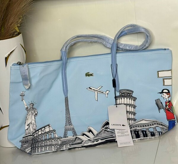 Sac cabas Lacoste coloré