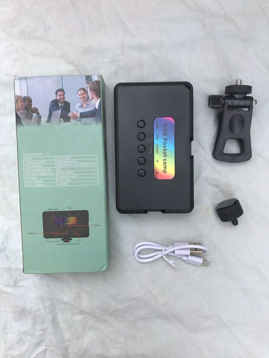 Lampe led light video selfie