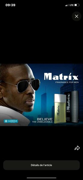 Matrix Eau de Toilette pour Hommes