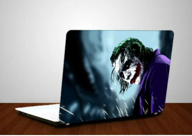 Joker Laptop Back Skin Sticker-Laptop Back Skin-Laptop Skin Vinyl Sticker Decal, 13 13.3 14.6 15 15.4 15.6 inch Laptop Skin Sticker Cover For All Laptops