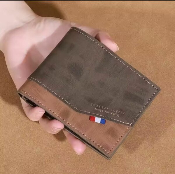 Portefeuille en cuir pu à grande capacité