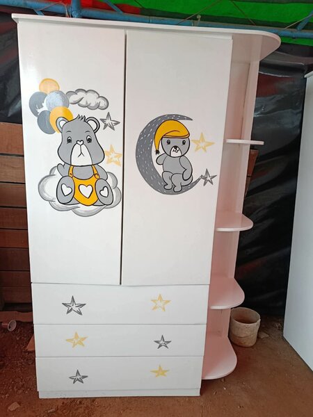 Armoire enfant motif oursons