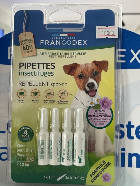 Pipettes insectifuges