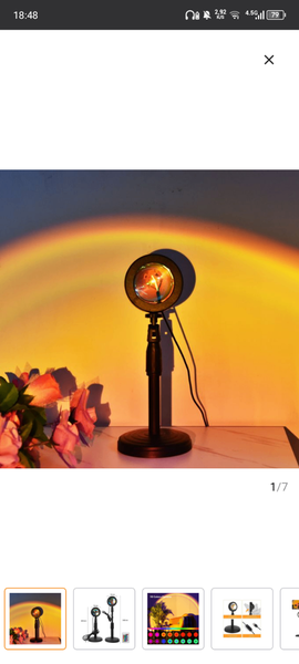 Lampe Projecteur Coucher de Soleil