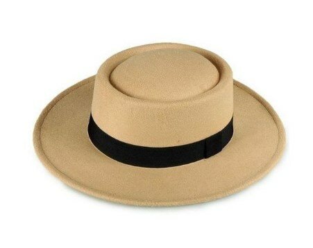 PARTAGEZ CE PRODUIT   Chapeau Fedoras Kaki