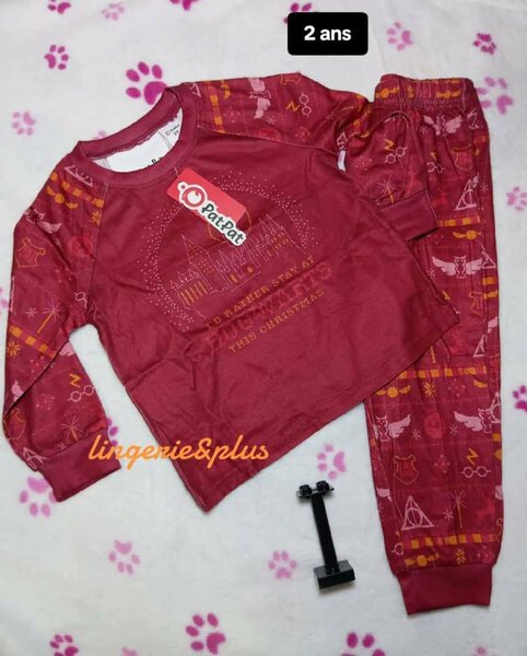 Pyjama Enfant Rouge 2 Ans