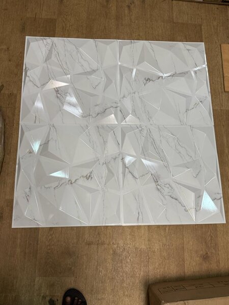 Carrelage mural 3D géométrique