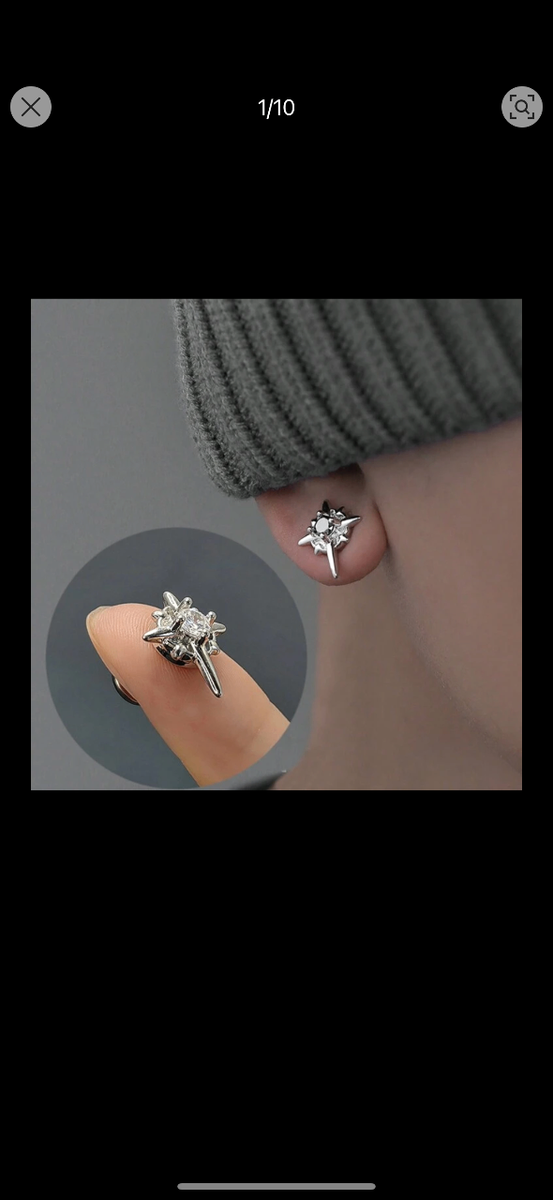 Boucles d'oreilles aimant