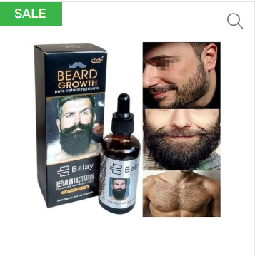 Balay Fast Active Beard Growth Oil With Pure Natural Nutrients – 50ml (Repair And Activation)